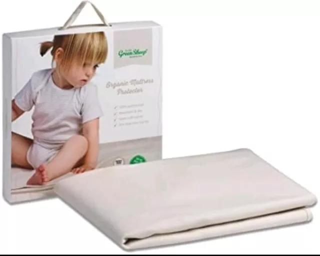 The Little Green Sheep  Waterproof   Mattress   Protector , Organic Cotton, (to