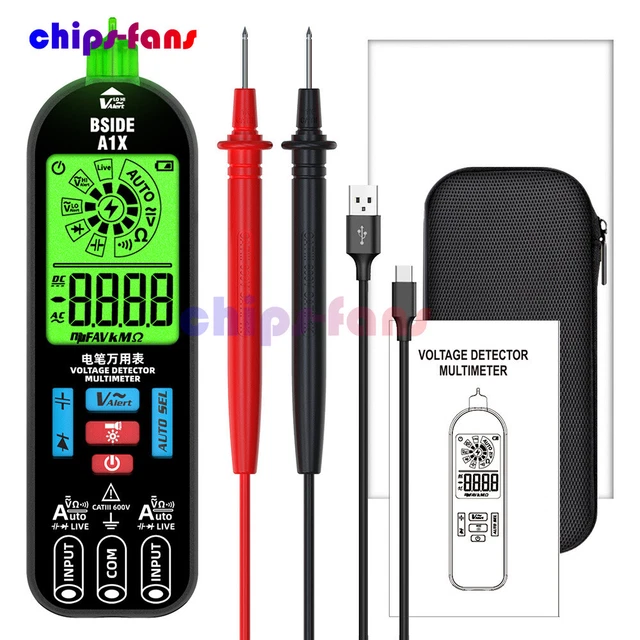 A1X Mini Multimeter LCD Digital Tester Voltage Detector DC/AC Voltage Resistance