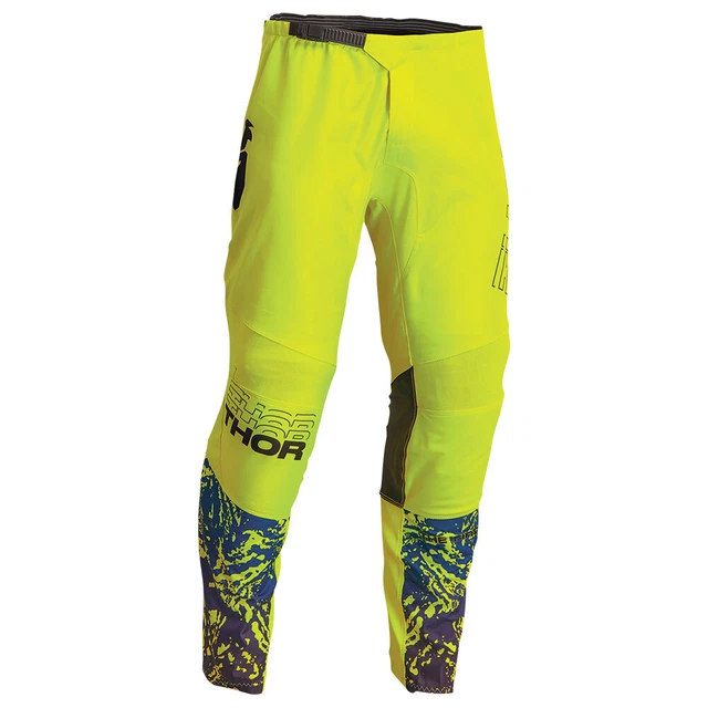 THOR Sector Youth Kids Motocross Pants Acid Blue Enduro Crosspants Quad ATV MX