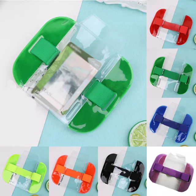 Elastic Arm Band ID Badge Holder Photo Armband Credit Card Case Card Bag Nimble