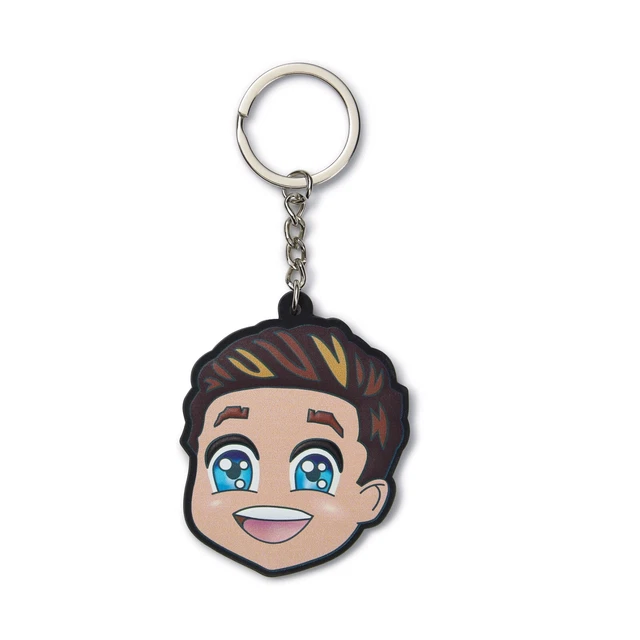 MERCEDES AMG PETRONAS F1 Official George Russell Caricature Keyring ...