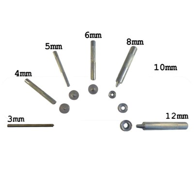 Kit di utensili per punzonatura a occhiello Kit di anelli di tenuta per cuoio Craft Abbigliamento Tessuto Curtainv Hand Jacket Setter 150# 4mm 4mm-20mm 