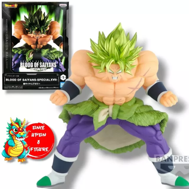 Broly Statue Figure Dragon Ball Figure Banpresto Blood Of Saiyans Special XVII