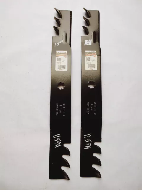 Rotary 15-11594 Copperhead Mower Blades 21" Replaces GX22151 (Set of 2)