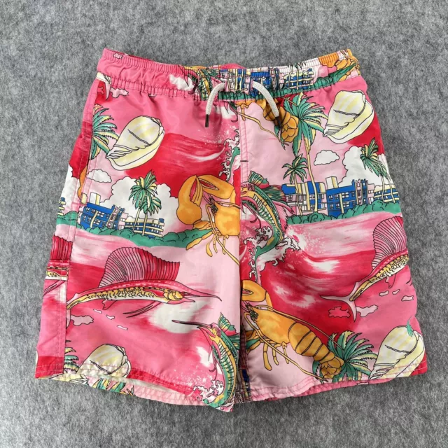 Polo Ralph Lauren Youth Boys Pink Swim Trunks Shorts Size S (8)