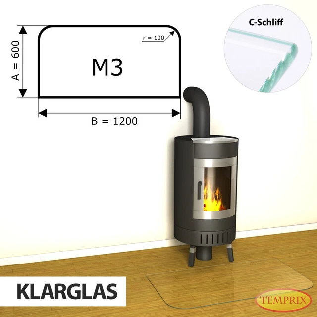 Estufa Placa de Fondo Cristal Chispas Plancha Horno Bandeja Del Suelo .