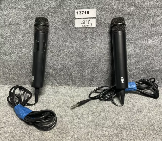 Singing Machine Karaoke Wired Microphone Pair