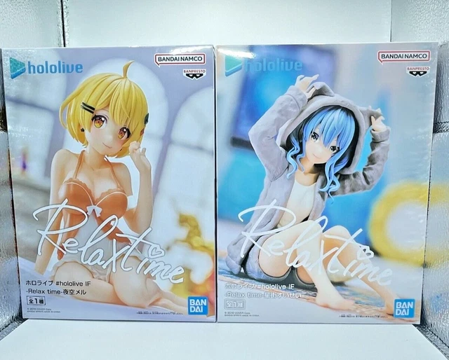Hololive Figura -relax Time- Hoshimachi Suisei, Yozora - Miele 2types Set Bandai