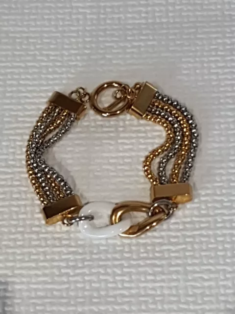 Welch Gold & Silver Tone Multi Strand Bracelet
