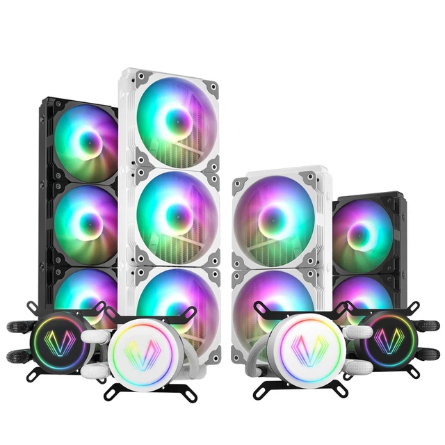 VETROO V360 AIO 360mm CPU Water Cooler ARGB & PWM Allinone Cooling