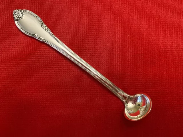 REMEMBRANCE 1847 Rogers Bros Silverplate Custom Made MUSTARD LADLE  1948