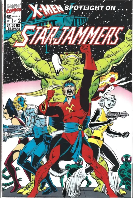 X-Men Spotlight On.. Starjammers #1 Of 2 (Nm) Copper Age Marvel Comic, Discounts