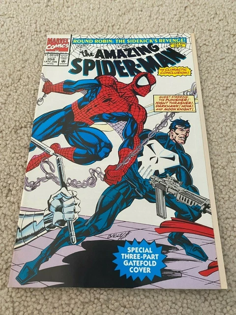 Amazing Spider-Man  358  NM-  9.2  High Grade  Punisher  Moon Knight  Nova
