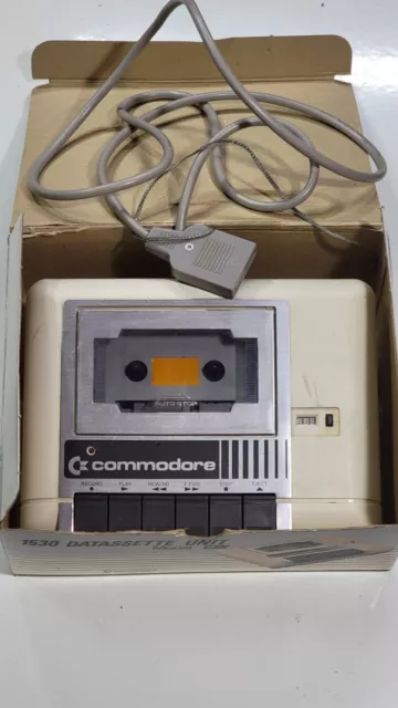 Commodore Computer C2N Datasette Unit Model 1530 w/Orig. Box