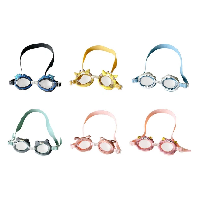 Lunettes De Natation AqtivAqua MINI-DX Pour Enfants – Grand Champ 180°, Anti-buée, UV400, Joints Silicone, élastique Fendu Anti-glisse