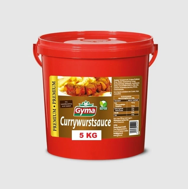 CURRYWURSTSAUCE GYMA 5kg EUR 29,99 - PicClick DE