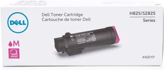 Genuine Dell 4NRYP Extra High Yield Magenta Toner Cartridge For H825/S2825