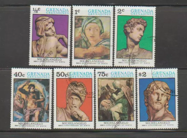 Grenada Grenadines Stamps 1975 Birth Anniv Michelangelo Cto - Misc684