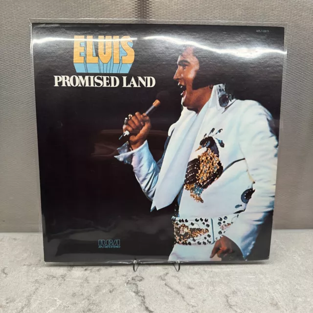 b Álbum LP de vinilo Elvis Presley PROMISED LAND 1975 RCA APL1-0873 casi nuevo