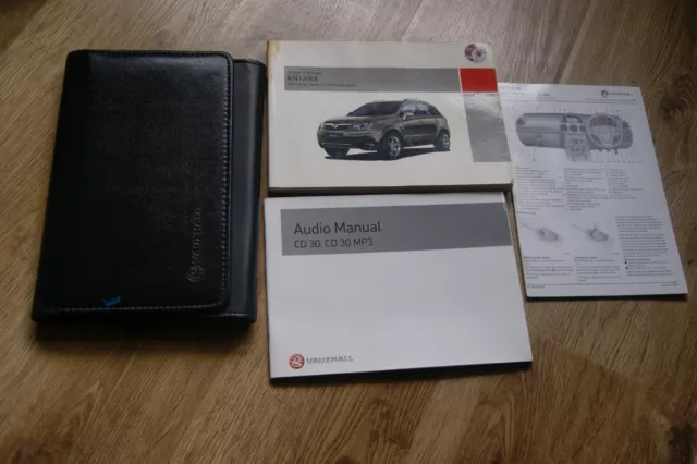 Vauxhall Antara Owners Manual / Handbook / Wallet 2006 - 2010