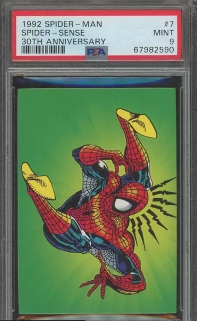 1992 Spider-Man 30th Anniversary #7 Spider-Sense PSA 9 MINT