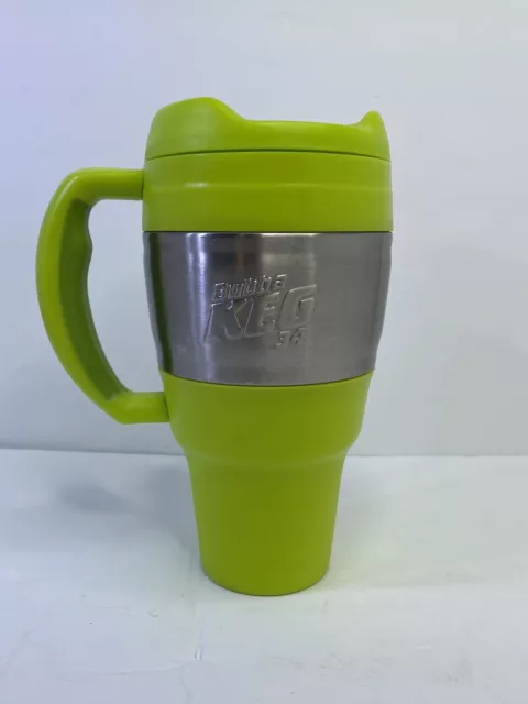 BUBBA KEG Travel Mug with Handle Insulated 34oz Green Silver