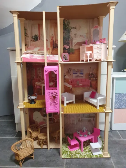 Maison Barbie Vintage Années 80 Ascenseur