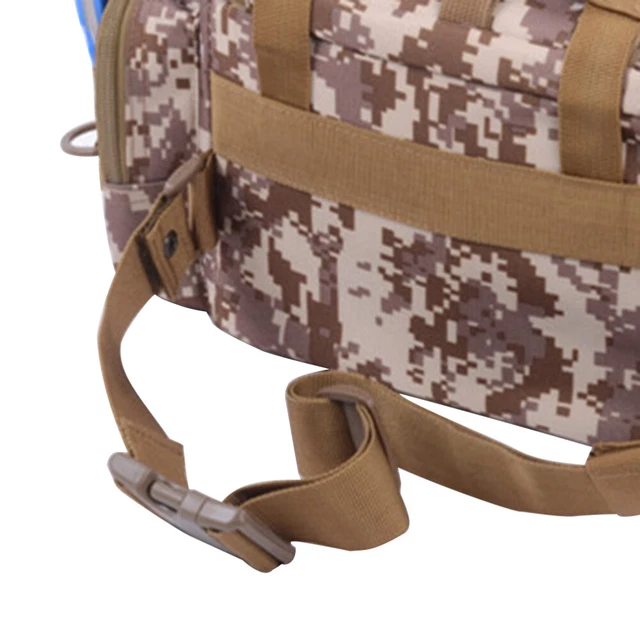 Sac de pêche portable en plein air Sac de taille multifonctionnel à côtés 8