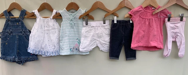 Bundle of girls clothes age 0-3 months H&M George Boots