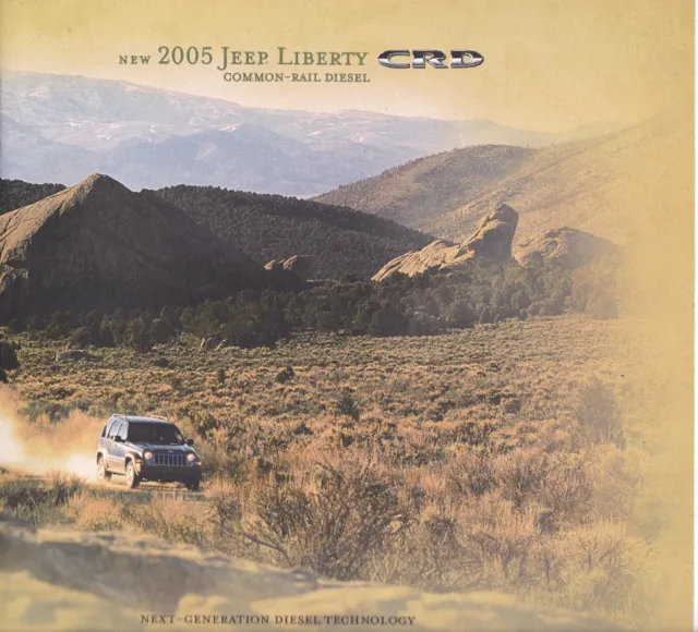 New 2005 Jeep Liberty CRD Common-Rail Diesel Sales Brochure