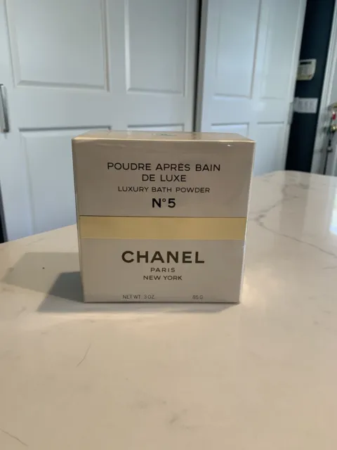 Chanel No 5 No5 Luxury Bath Powder Body Powder Soft Talc Rare 5oz 150g Sealed