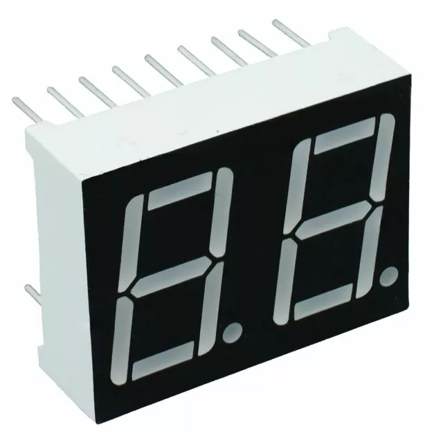 Bleu 1.4cm 2-Digit Sept Segment Écran D'Affichage Anode LED