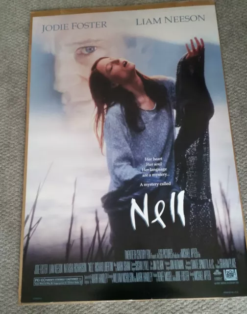 Nell (1994) Original One Sheet Movie Poster 27x40 Jodie Foster Liam Neeson