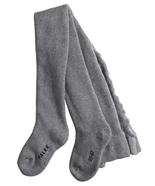 (TG. Taglia produttore: 80-92) Falke Soft Plush Collant, grigio(Grau (Light Grey