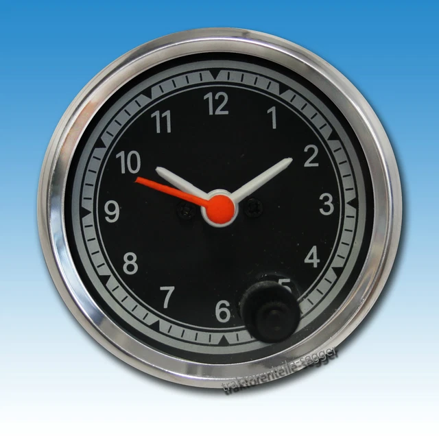 Traktorenteile Segger - Einbau - Uhr elektrisch 12 V schwarz Traktorenteile Segger - Einbau - Uhr elektrisch 12 V schwarz