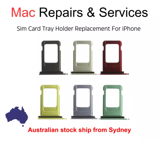 For iPhone 14 13 12 11 XS XR X 8 7 Plus 6 6S 5 Sim Card Tray Holder Replacement