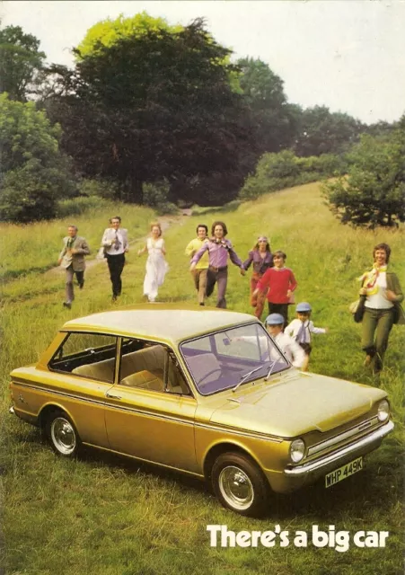 Hillman Sunbeam Imp 1971-72 UK Market Brochure Base De Luxe Super Sport Stiletto