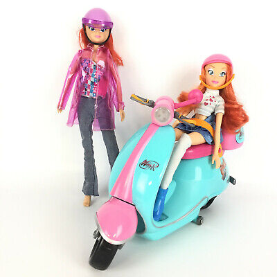 POUPEE   WINX CLUB MAGIC SCOOTER BLOOM COLLECTION  VESPA MUNECA/DOL NEUF 2012 