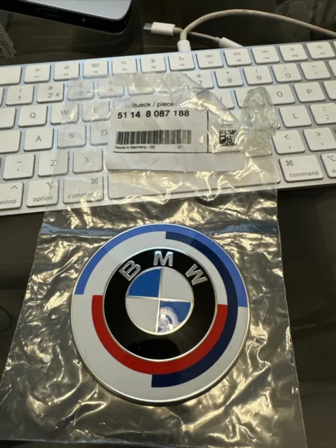 Original BMW BMW Emblem 50 Jahre M Ø 82mm / M (51148087194)