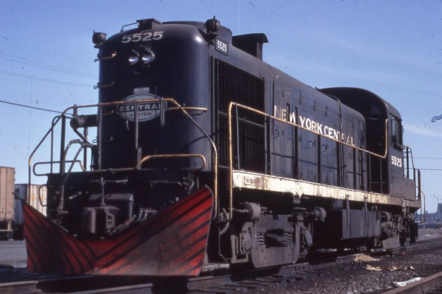 Duplicate  Train Slide New York Centra  RS-3 #5525 03/1968 Allston MA