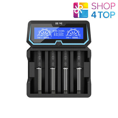 XTAR X4 Batterie Chargeur LCD 18650 LI-ION Nimh 14500 14650 USB 5V 1A Prise Neuf