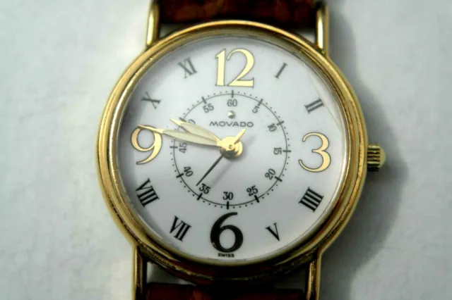 Vintage MOVADO 87-47-825 Swiss Made Rare Unisex Wristwatch