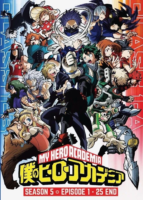 My Hero Academia (Boku No Hero Academia) Season 6 Ep1-25 Anime DVD [English  Dub]