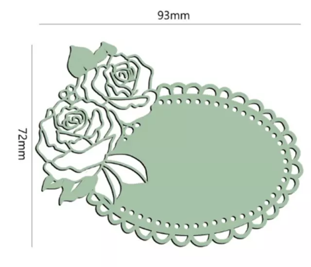 Stanzschablone Rose Blume Hochzeit Weihnachts Oster Geburtstag Karte Album DIY