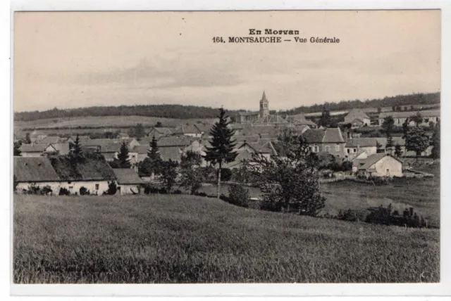 CPA MONTSAUCHE Vue Générale (58)