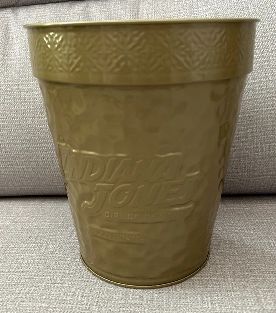 CINEMARK INDIANA JONES and the Dial of Destiny Gold Embossed Popcorn