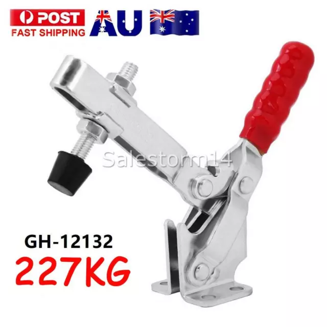 1-4PCS 227kg Quick Release Hand Operated Tool Horizontal Fast Toggle Clamp 12132