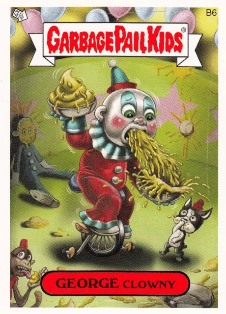 Garbage Pail Kids George Clowny B6 Bonus Card Ans7 Ultra Rare Gpk 2008 Topps