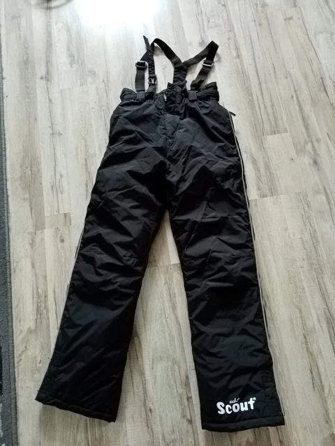 Schwarze Schneehose von Scout. Gr. 164. 1x Getragen