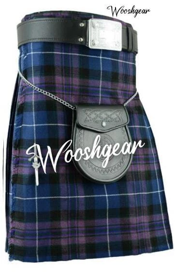 Pride of Scotland 8 Yard Regno Unito (38) kilt da uomo scozzese 16 once, casual tartan kilt
